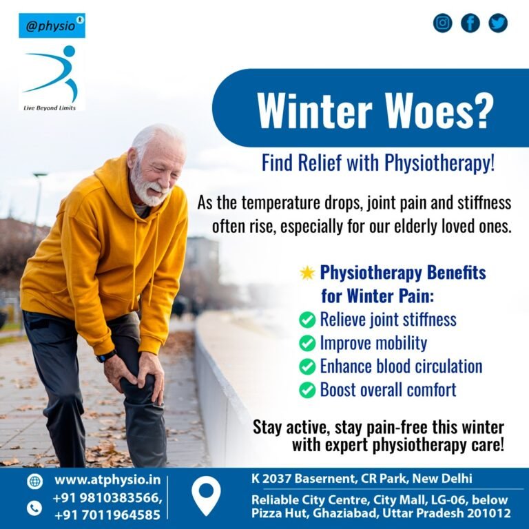 Physiotherapy Treatments for Winter Pain in Ghaziabad: atPhysio